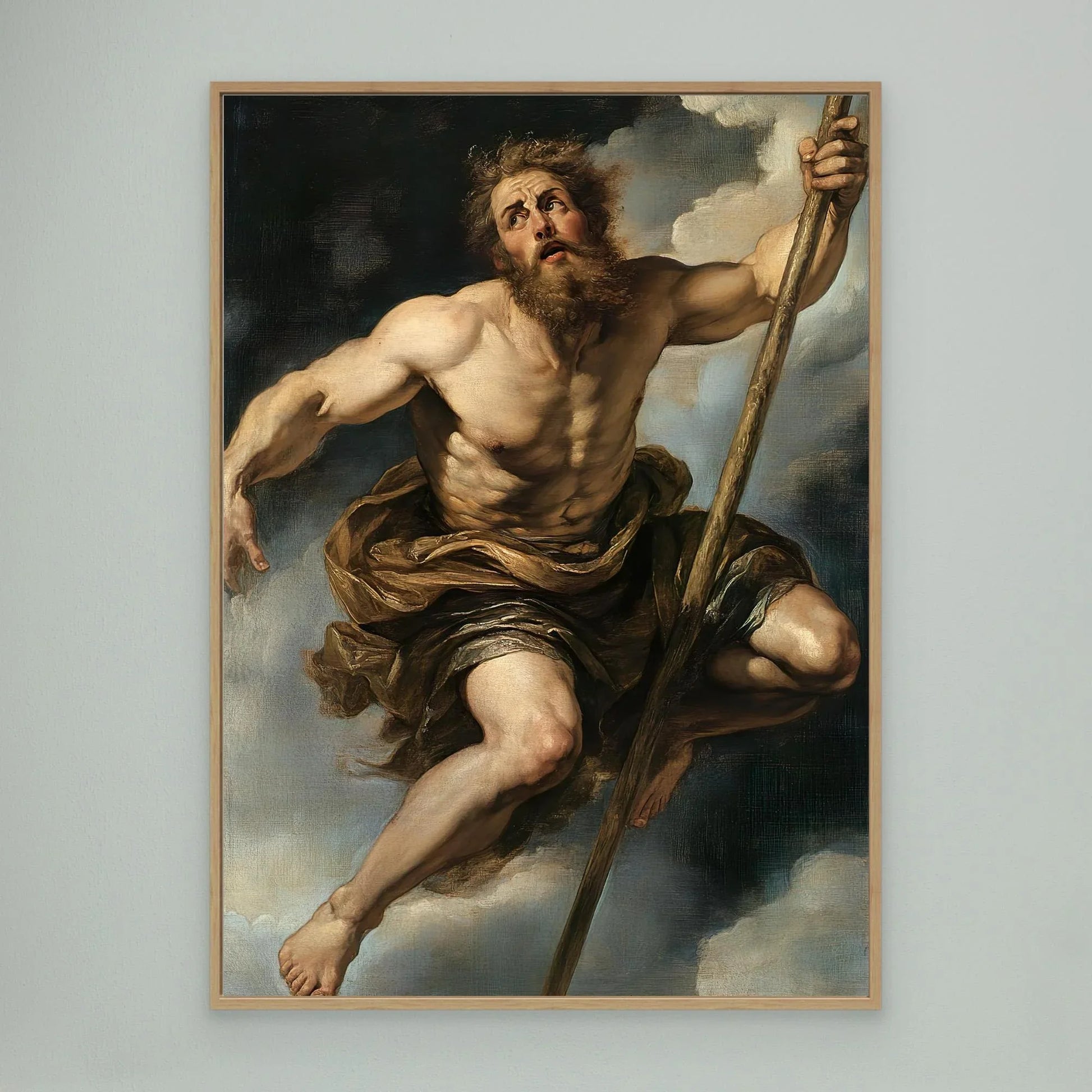 Shocked God Canvas Print Printumo