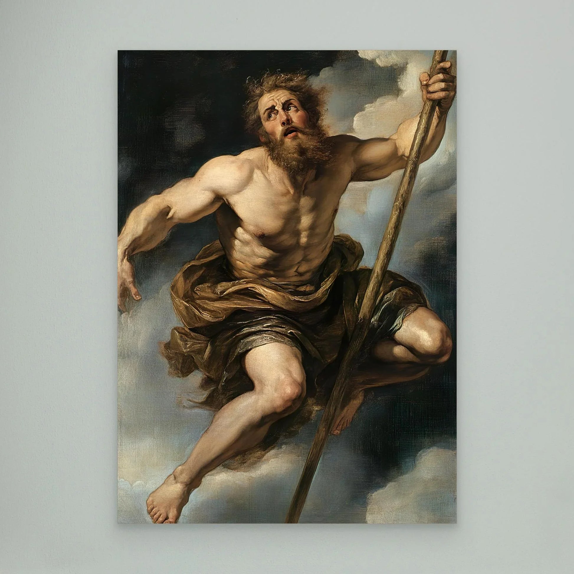 Shocked God Canvas Print Printumo