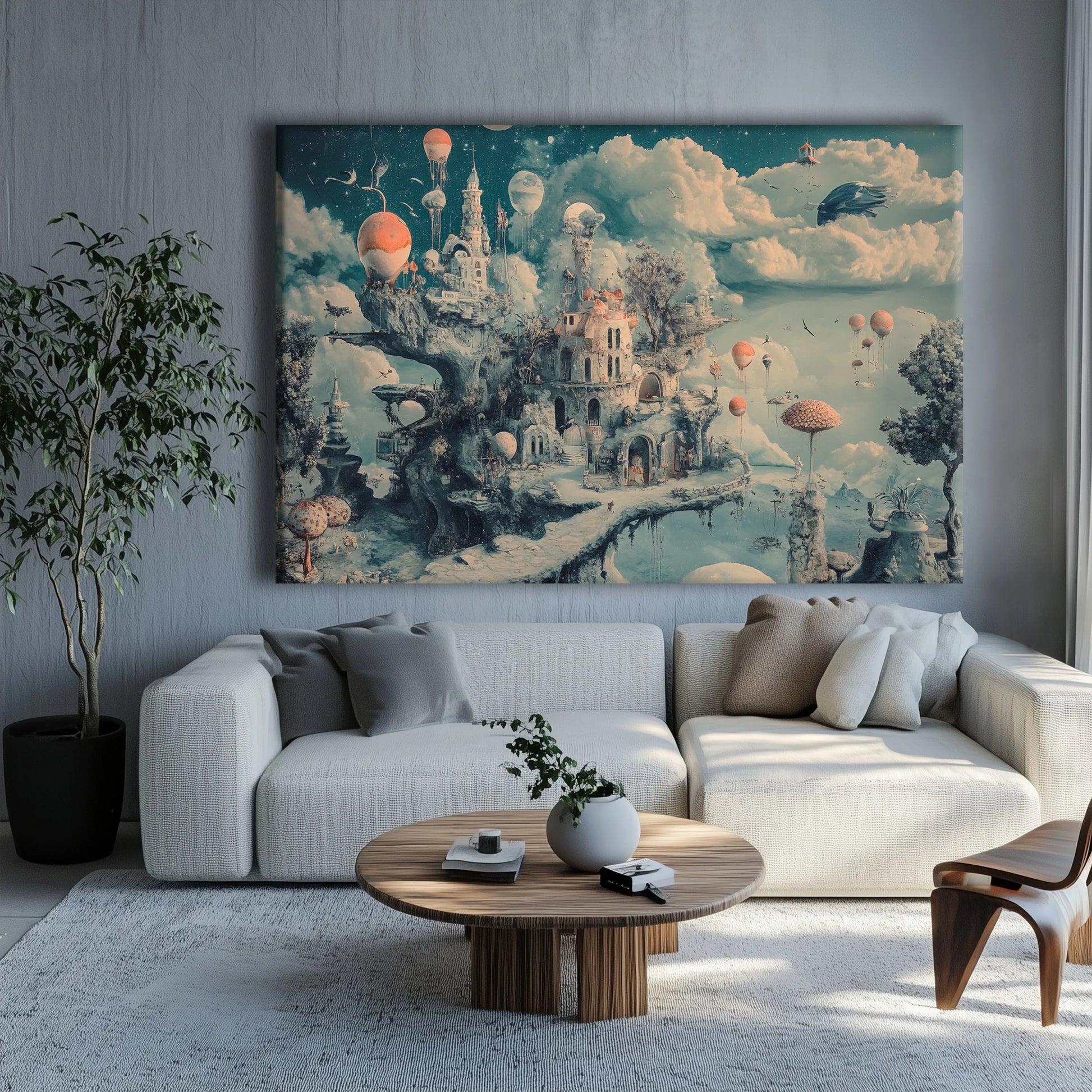 Skyscraper Canvas Print Robussi