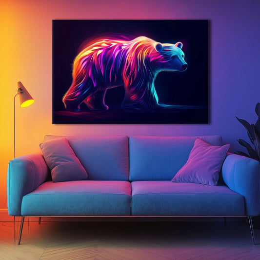 Solar Bear Canvas Print Robussi