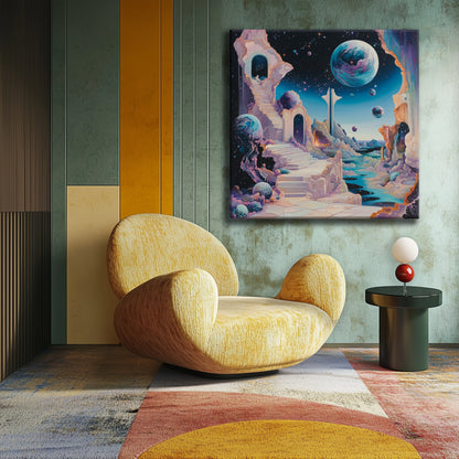 Space Cave Canvas Print Robussi