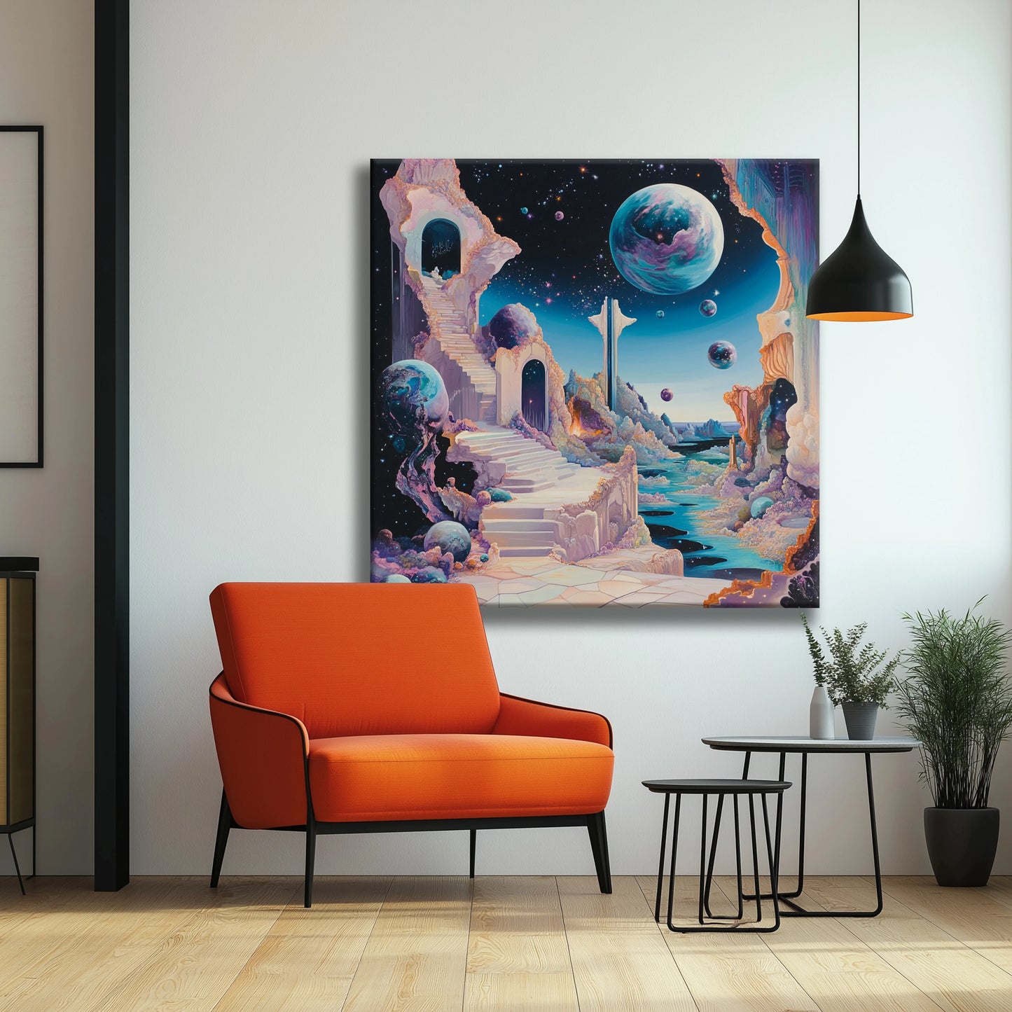 Space Cave Canvas Print Robussi