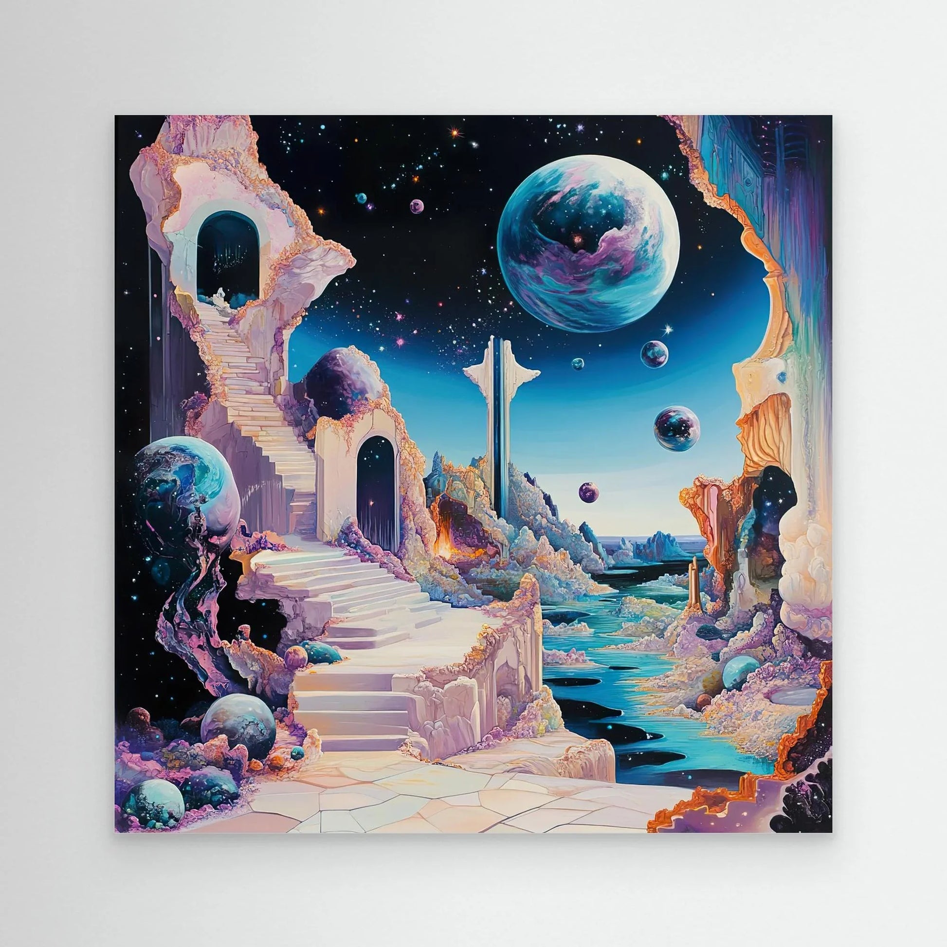 Space Cave Canvas Print Robussi