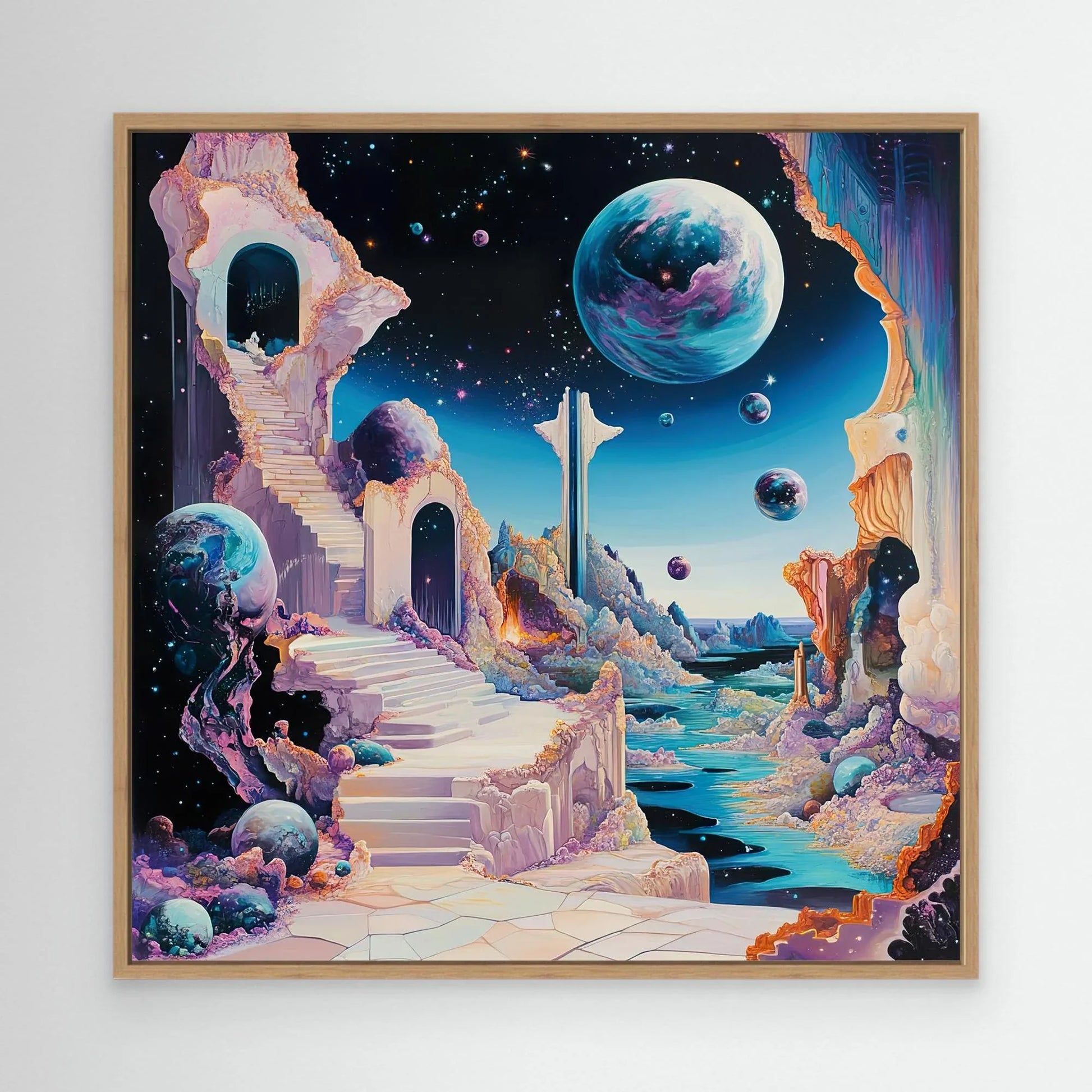 Space Cave Canvas Print Robussi