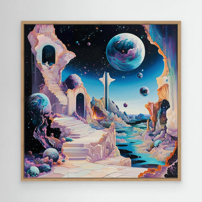 Space Cave Canvas Print Robussi