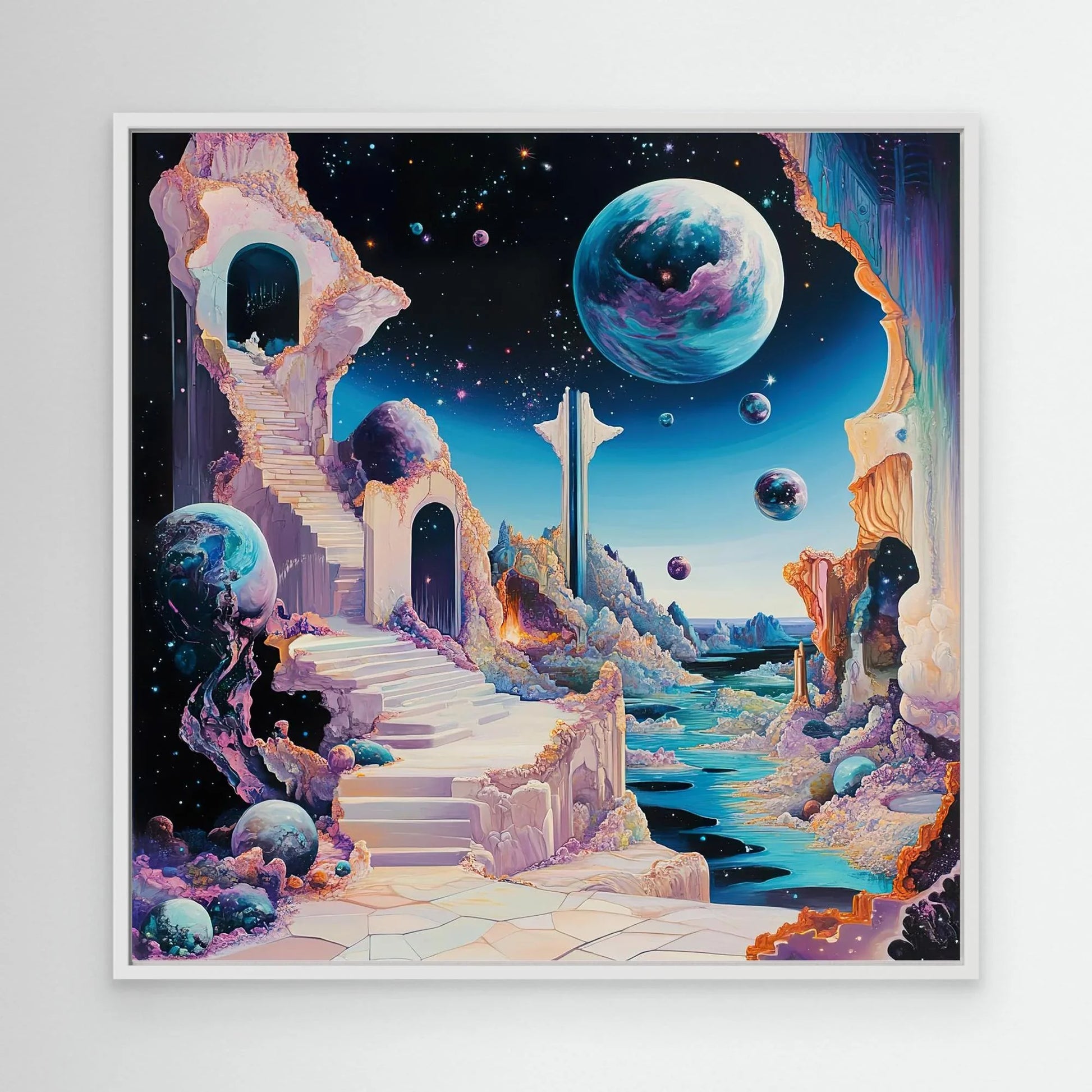Space Cave Canvas Print Robussi