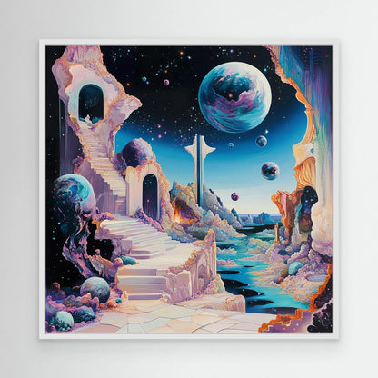 Space Cave Canvas Print Robussi
