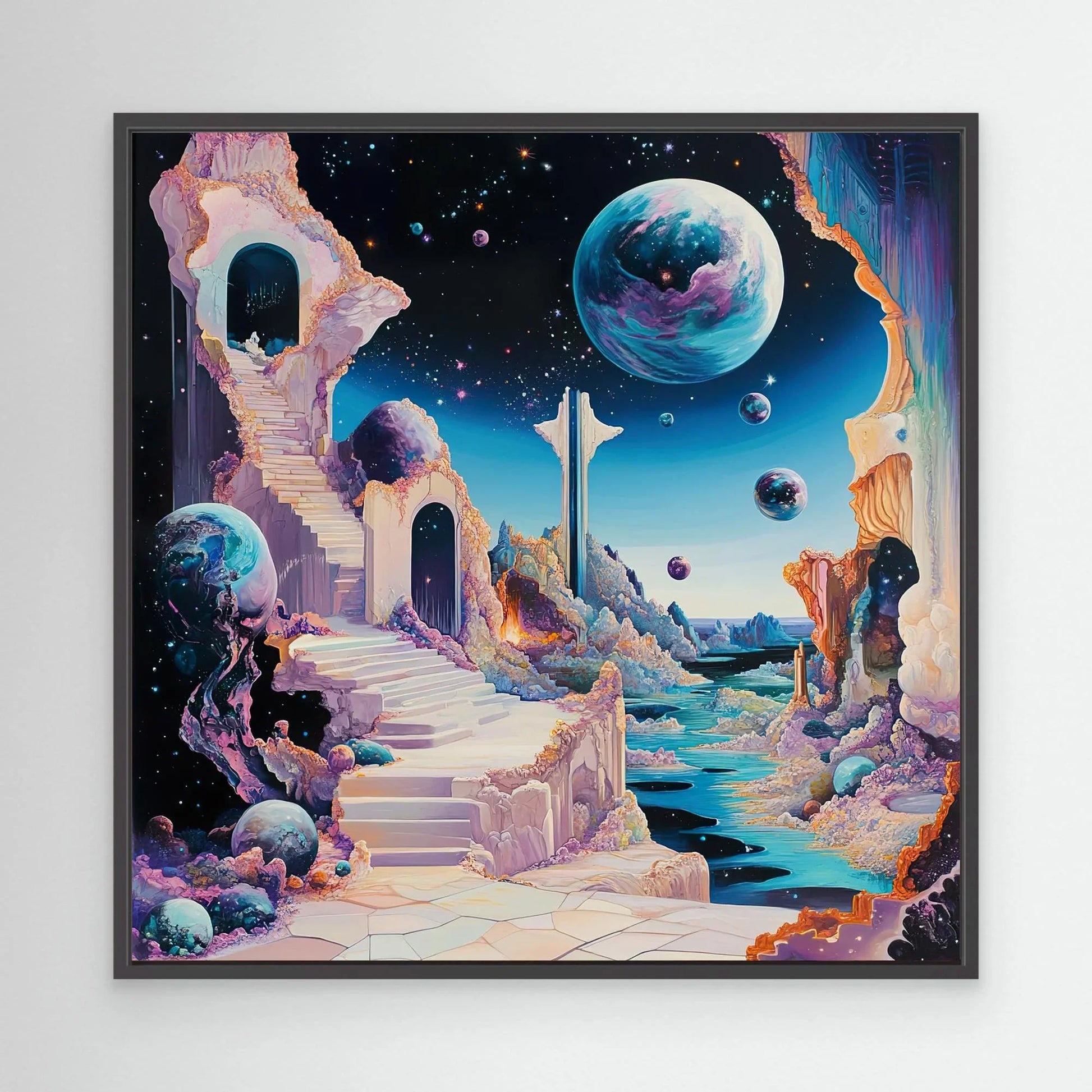 Space Cave Canvas Print Robussi