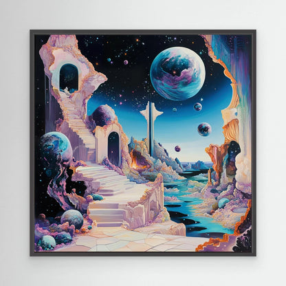 Space Cave Canvas Print Robussi