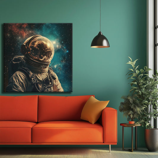 Space Tourist Canvas Print Robussi
