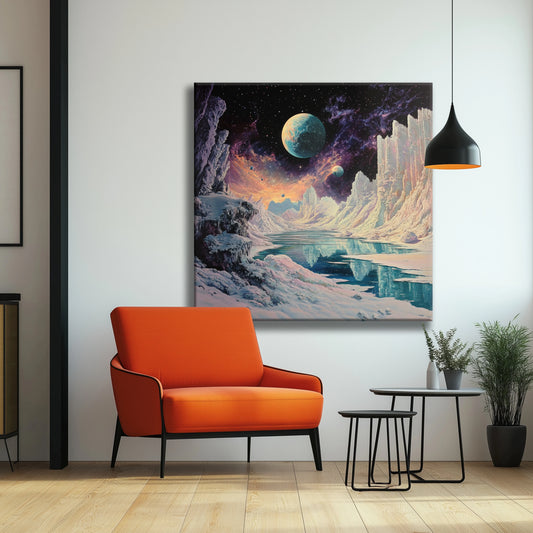 Space Valley Canvas Print Robussi