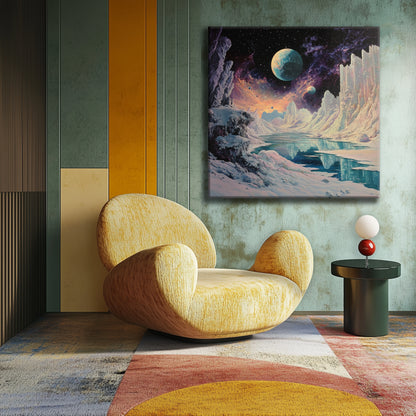 Space Valley Canvas Print Robussi