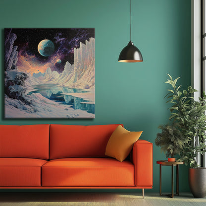 Space Valley Canvas Print Robussi
