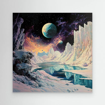 Space Valley Canvas Print Robussi