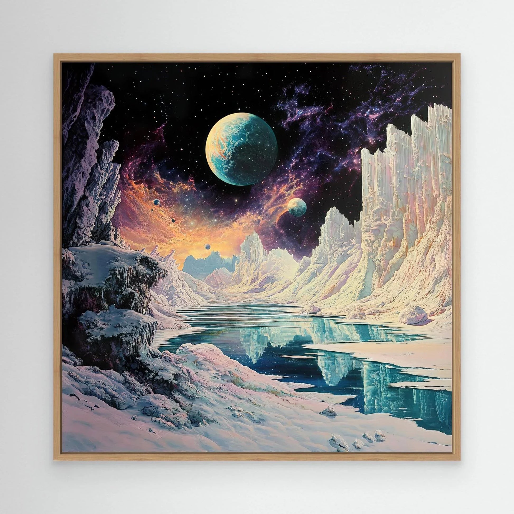 Space Valley Canvas Print Robussi