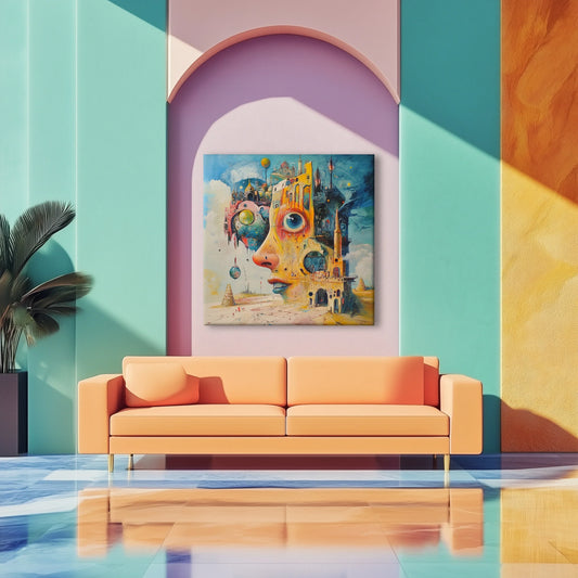 Strange Fortress Canvas Print Robussi