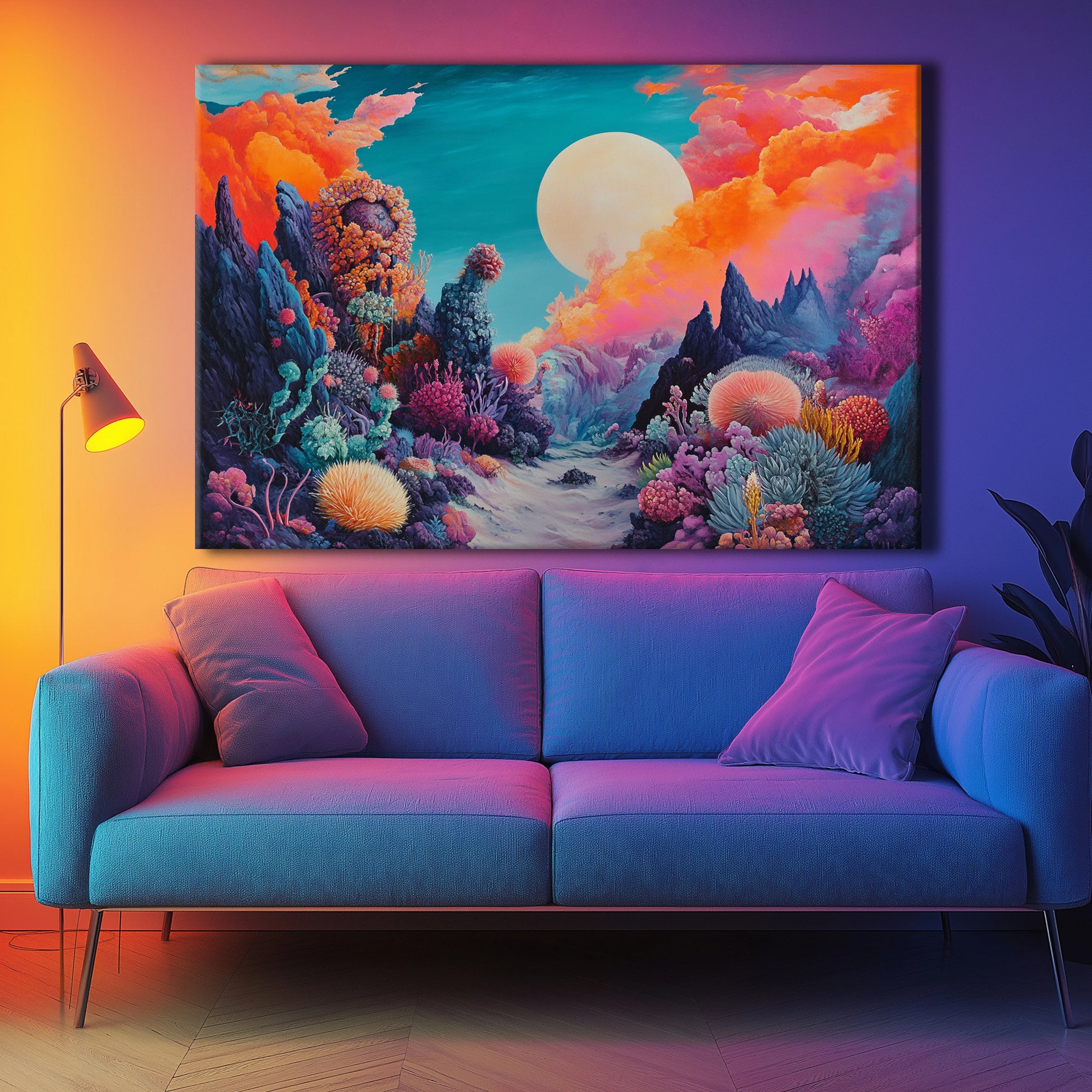 Strange Place Canvas Print Printumo