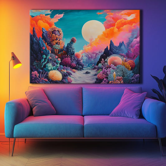 Strange Place Canvas Print Printumo