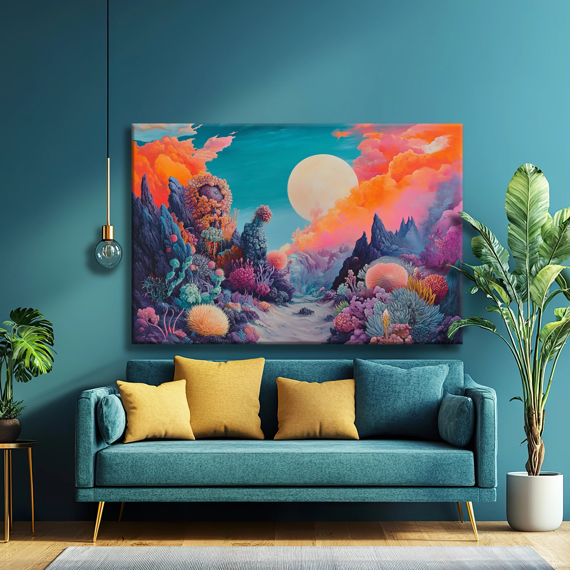 Strange Place Canvas Print Printumo