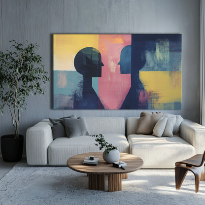 Strangers Canvas Print Robussi