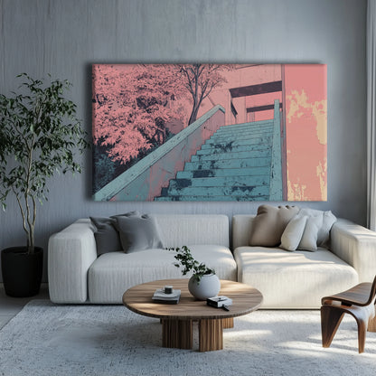 Walking Up Canvas Print Robussi