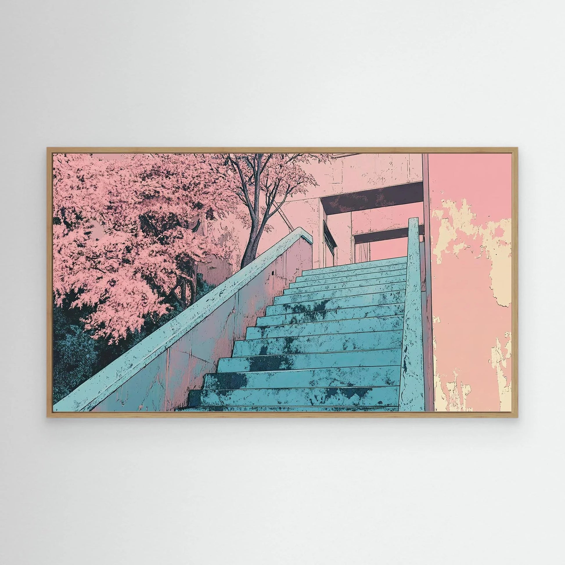 Walking Up Canvas Print Robussi