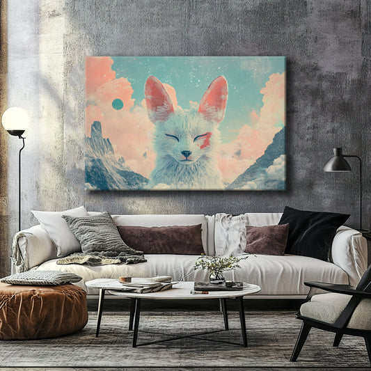 Wounded Fox Canvas Print Robussi